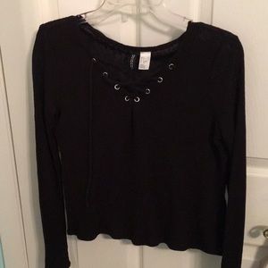 A black shirt from H&M in perfect condition.